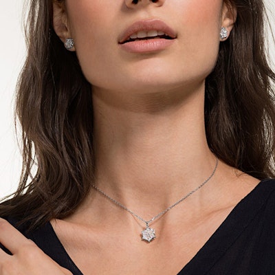 (W) 施華洛世奇魔法雪花項鍊耳環套組 女士飾品禮物 5506235 Cheap (W) 施華洛世奇魔法雪花項鍊耳環套組 女士飾品禮物 5506235