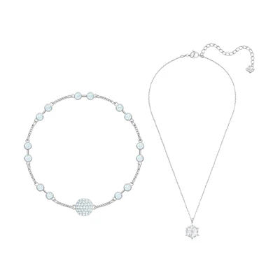 (Women) Swarovski Magic Snowflake Necklace + Remix Bracelet Set for Women. ES2021012003