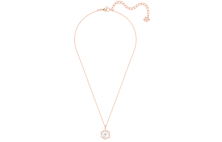 Details for (W) 施華洛世奇魔法雪花玫瑰金/白水晶項鍊女士款 5428431