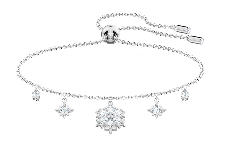(Women) Swarovski Magic Snowflake White Rhodium-Plated Christmas Bracelet for Women 5576695 圖 2