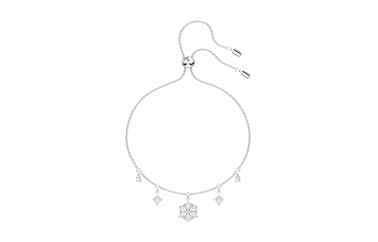 (Women) Swarovski Magic Snowflake White Rhodium-Plated Christmas Bracelet for Women 5576695 圖 3