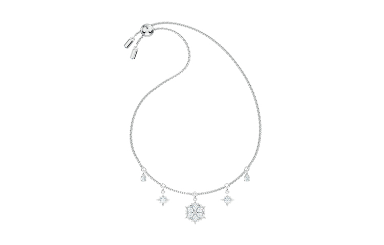 (Women) Swarovski Magic Snowflake White Rhodium-Plated Christmas Bracelet for Women 5576695 圖 4