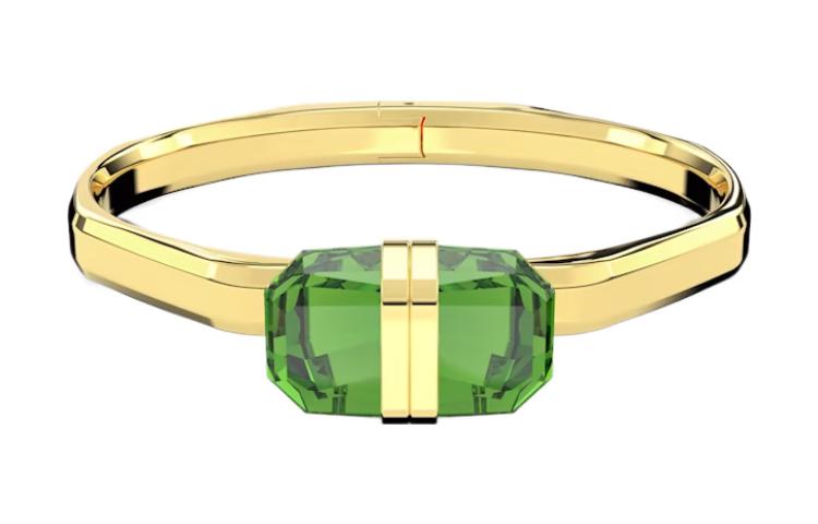 (Women) Swarovski Magnetic Bracelet  Green/Gold. 5633623