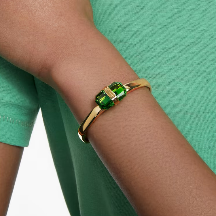 Shop (W) Pulsera Magnética Swarovski Verde/Oro. 5633623