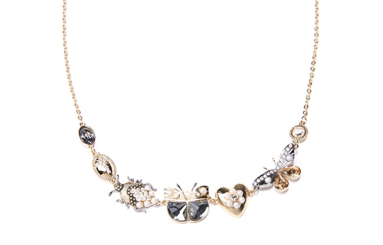 (Women) Swarovski Magnetic Necklace Gold for Women 5416780 圖 2