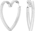 Order (W) 施華洛世奇 Matrix 心形大圈耳環 銀色 - 珠寶 5647591