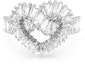 Order (W) Anillo de Mujer Swarovski Matrix Corazón Rodio Blanco Corte Mixto. 5647590