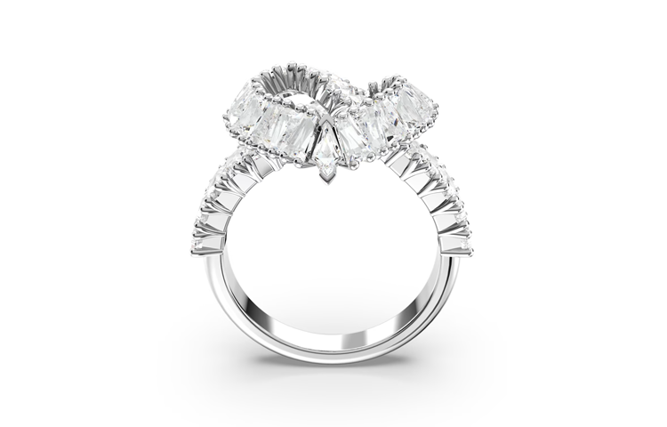 Purchase (W) Anillo de Mujer Swarovski Matrix Corazón Rodio Blanco Corte Mixto. 5647590