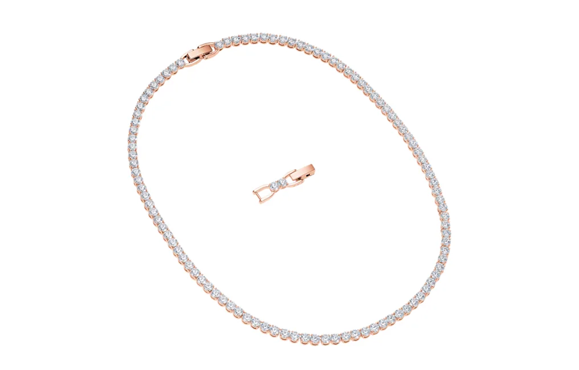 (Women) Swarovski Matrix Tennis Necklace Rhodium Plated  Necklace. 5494607 圖 4