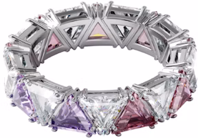 (Women) Swarovski Matrix Triangular-Cut Crystal 925 Silver Ring. 5608531 (Women) Swarovski Matrix Triangular-Cut Crystal 925 Silver Ring. 5608531