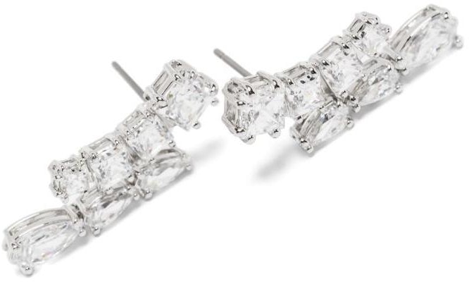 (W) 施華洛世奇 Matrix 女士耳環 銀色 銅鎳合金 鍍銠 吊飾 5700418 Lookbook (W) 施華洛世奇 Matrix 女士耳環 銀色 銅鎳合金 鍍銠 吊飾 5700418