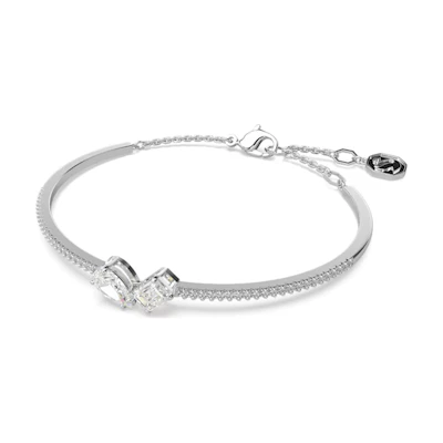 (Women) Swarovski Mesmera Silver Bracelet with Mosaic Pattern Design. 5667253