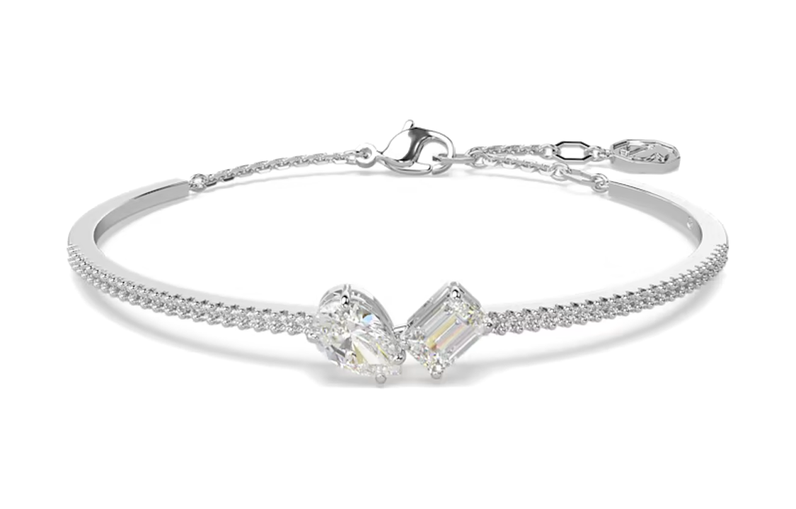 (Women) Swarovski Mesmera  Silver Bracelet with Mosaic Pattern Design. 5667253 圖 3