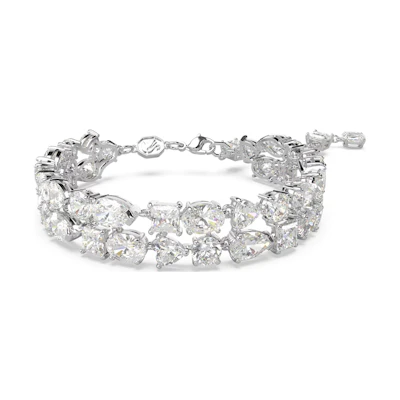 (Women) Swarovski Mesmera Mixed Cut Bracelet for Women - Silver. 5669927