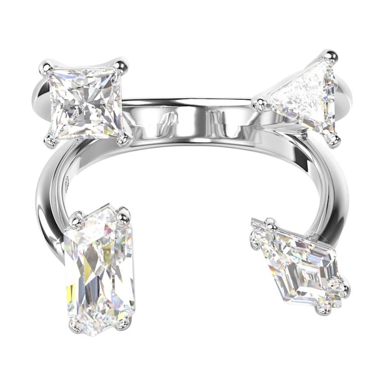 (Women) Swarovski Mesmera Open Ring Silver with Cubic Zirconia for Women 5661702
