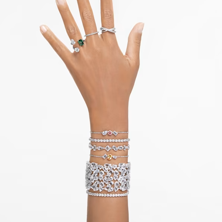 (Women) Swarovski Mesmera Silver Cut Bracelet for Women. 5661529 圖 6