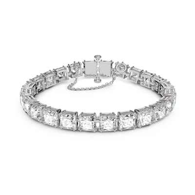 (Women) Swarovski Millenia Square-Cut Elegant Alloy Bracelet. 5599202