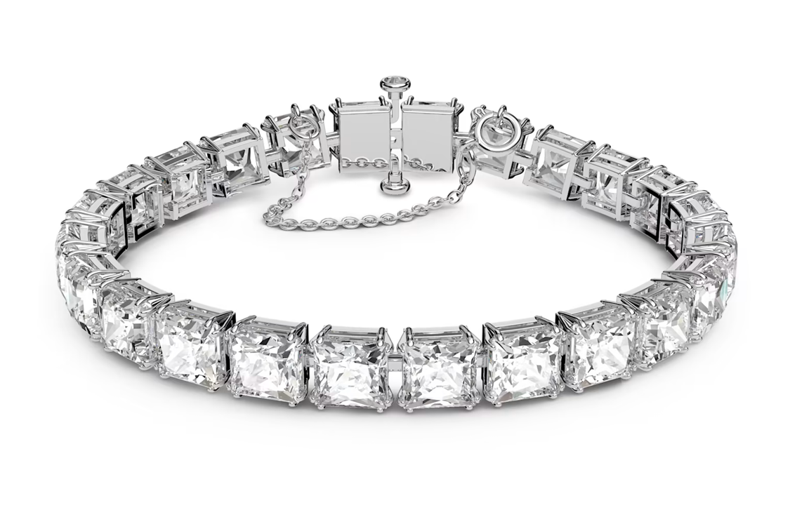 (Women) Swarovski Millenia Square-Cut Elegant Alloy  Bracelet. 5599202 圖 2