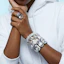 Purchase (Women) Swarovski Millenia Triangle-Cut Crystal Bracelet Rhodium-Plated Women’s White 5599194