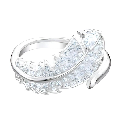 (Women) Swarovski NICE Elegant Feather Dazzling Ring 5515029