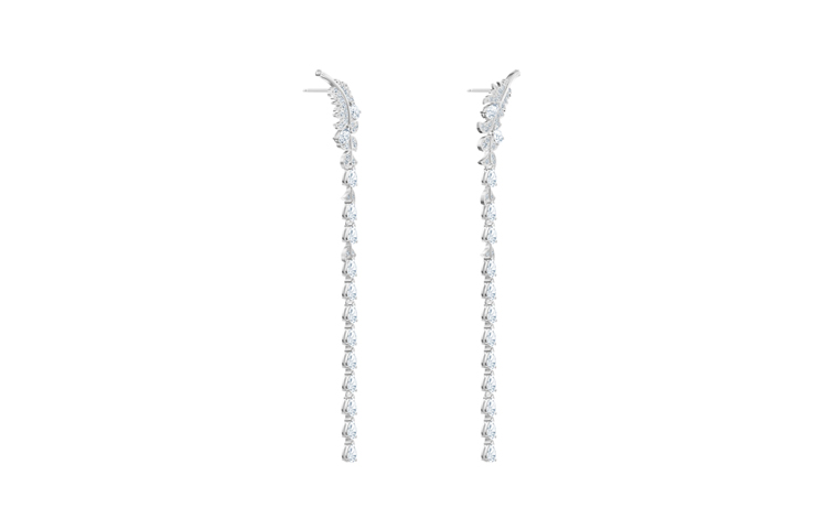 (Women) Swarovski Nice Feather-Inspired Creative Design Earrings for Women. 5493406 圖 3