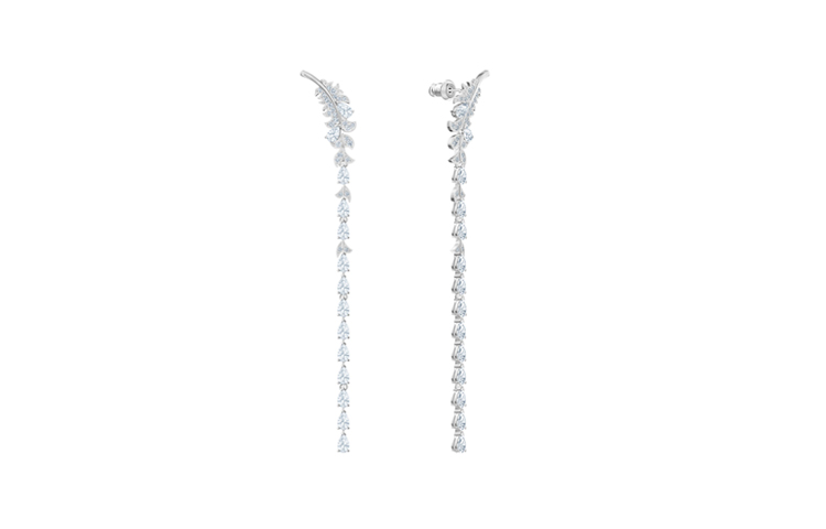 (Women) Swarovski Nice Feather-Inspired Creative Design Earrings for Women. 5493406 圖 4