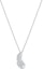 Order (W) 施華洛世奇 Nice系列銀色羽毛鍍銠女項鍊 白色 5482914