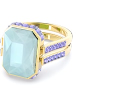 (Women) Swarovski Octagon-Cut Blue Ring for Women 5640252 (Women) Swarovski Octagon-Cut Blue Ring for Women 5640252