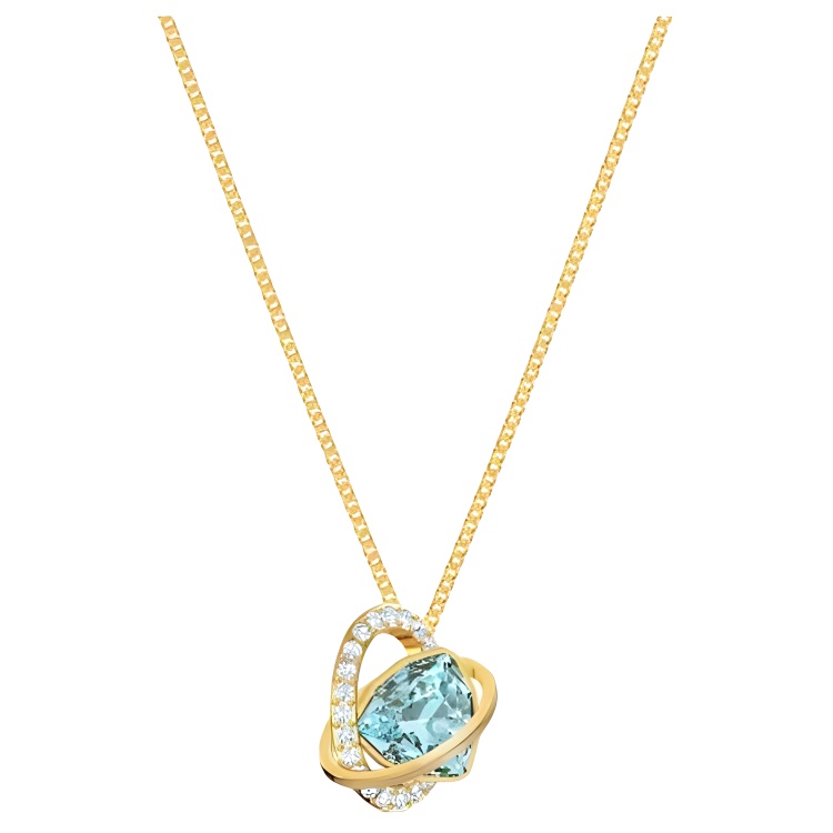 (Women) Swarovski Outstanding Sparkling Crystal Pendant Necklace for Women 9009655721675