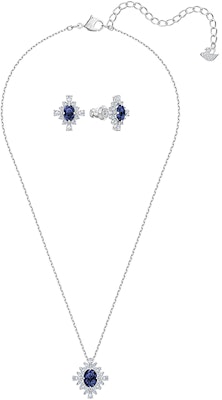 (W) 施華洛世奇宮殿藍水晶項鍊耳環套組 配飾 5498840 Lookbook (W) 施華洛世奇宮殿藍水晶項鍊耳環套組 配飾 5498840