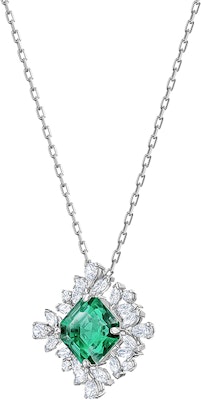(W) 施華洛世奇宮殿方形雪花綠水晶項鍊銀色 - 女款 5498832 Lookbook (W) 施華洛世奇宮殿方形雪花綠水晶項鍊銀色 - 女款 5498832