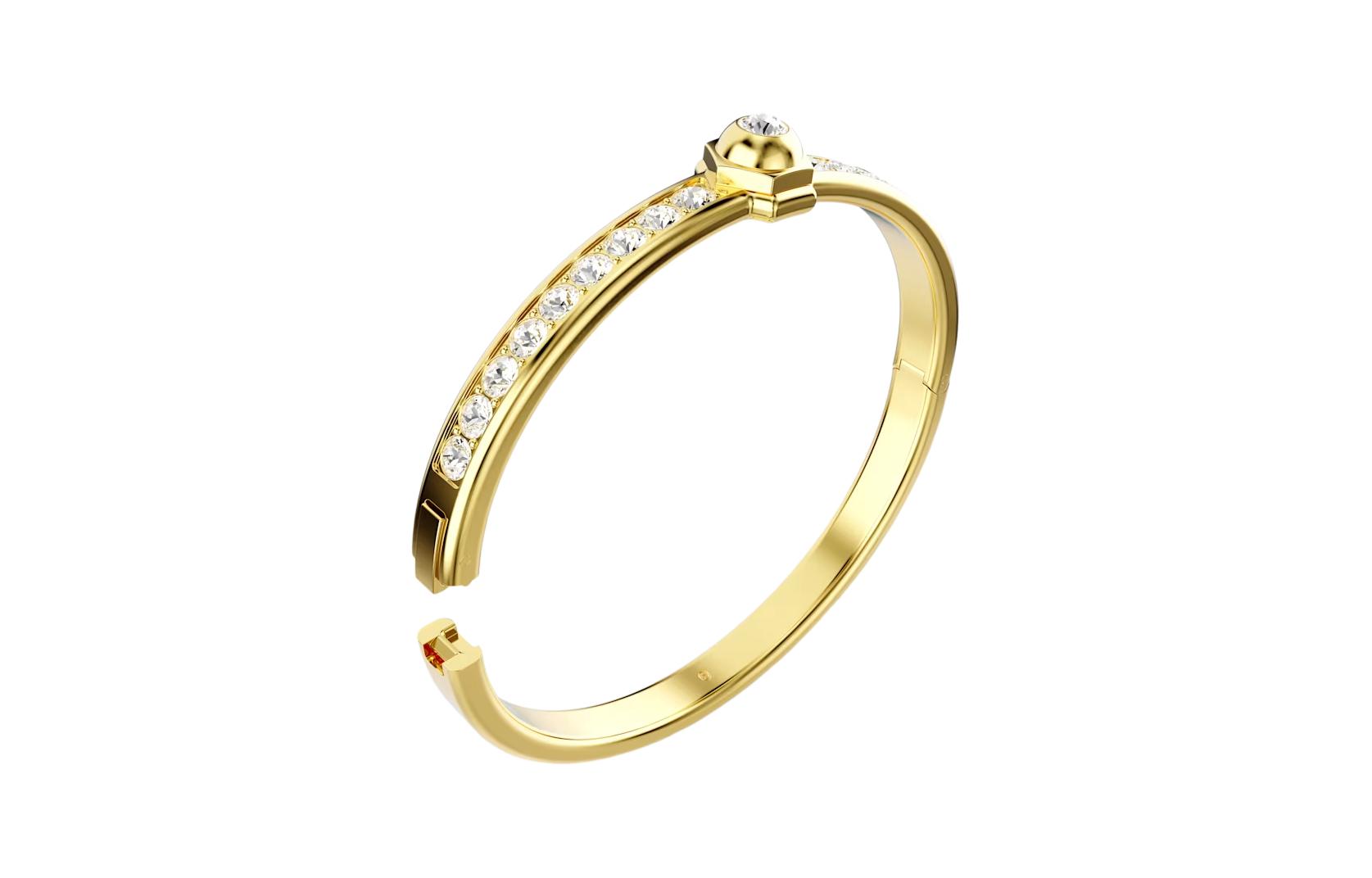 Purchase (W) 施華洛世奇圓形水晶金色手鏈女款 - 金色 5688493