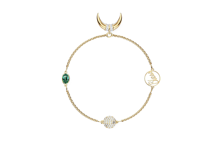 (Women) Swarovski Remix Horn Bracelet for Women - Gold-Plated 5570837