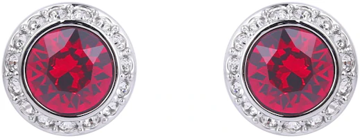(Women) Swarovski Rhodium-Plated Angelic Red Pierced Earrings for Women. 5446022 (Women) Swarovski Rhodium-Plated Angelic Red Pierced Earrings for Women. 5446022