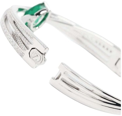 (W) Brazalete de Cristal Chapado en Rodio Swarovski para Mujer - Plata. 5665327 Shop (W) Brazalete de Cristal Chapado en Rodio Swarovski para Mujer - Plata. 5665327