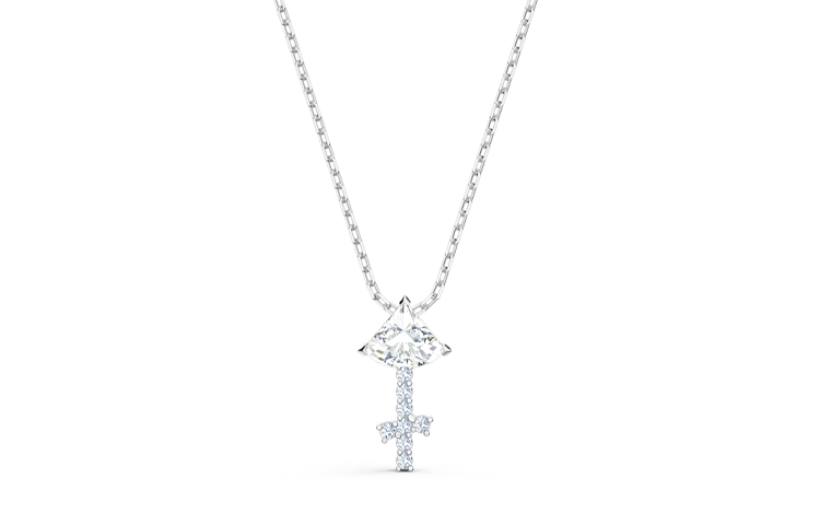 (Women) Swarovski Sagittarius Zodiac Silver Necklace for Women with Crystal Pendant. 5563897 圖 2