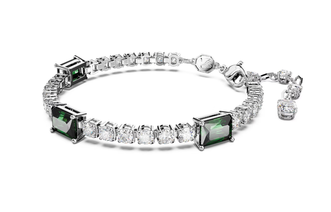 (Women) Swarovski Silver  Bracelet with Solid Color Inlay. 5666422 圖 3