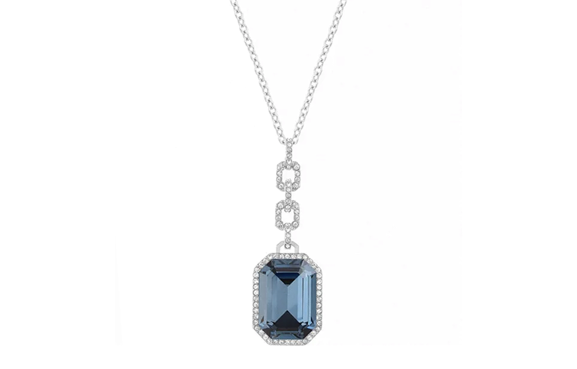 (Women) Swarovski Silver Crystal Pendant Necklace for Women. 5105396 圖 3