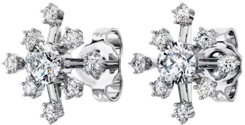 (W) 施華洛世奇雪花鍍銠白金鑽石耳釘女款 5688876 Lookbook (W) 施華洛世奇雪花鍍銠白金鑽石耳釘女款 5688876