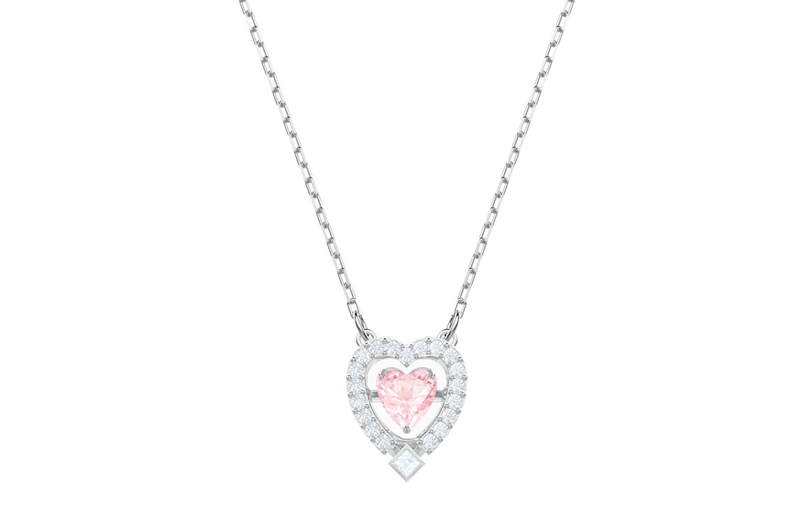 (Women) Swarovski Sparkling Dance Heart Pendant Necklace for Women. 5465284