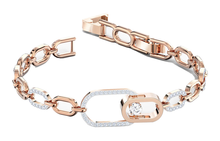 (Women) Swarovski Sparkling Dance North Bracelet  White/Rose Gold-Plated. 5554217 圖 3