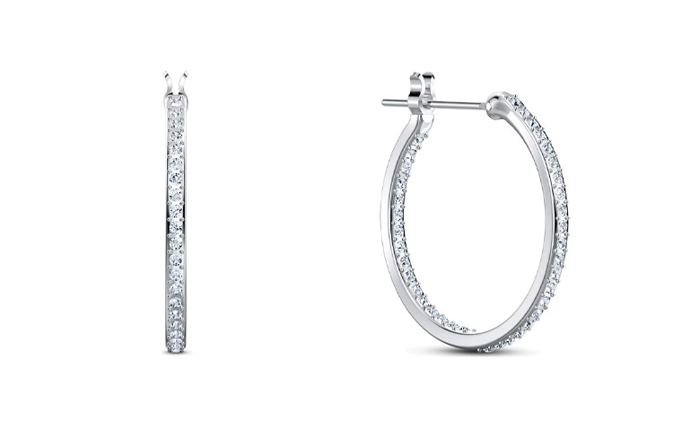 (Women) Swarovski Spirit Mermaid's Tear Blue Ocean Asymmetric Crystal Drop Earrings. 5521784 圖 4