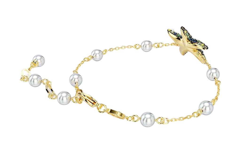 (Women) Swarovski Starfish Crystal Bracelet for Women - Gold. 5684398 圖 4