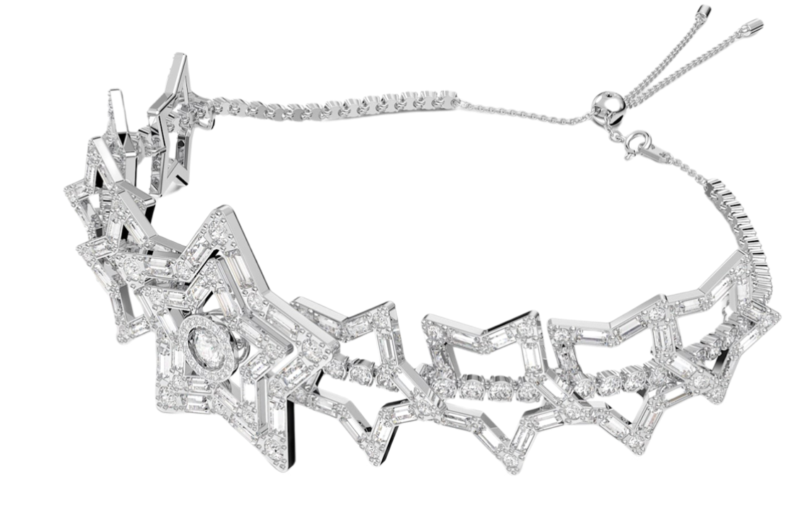 Lookbook (W) 施华洛世奇 Stella 星星项链 白色镀铑 配饰 5617753