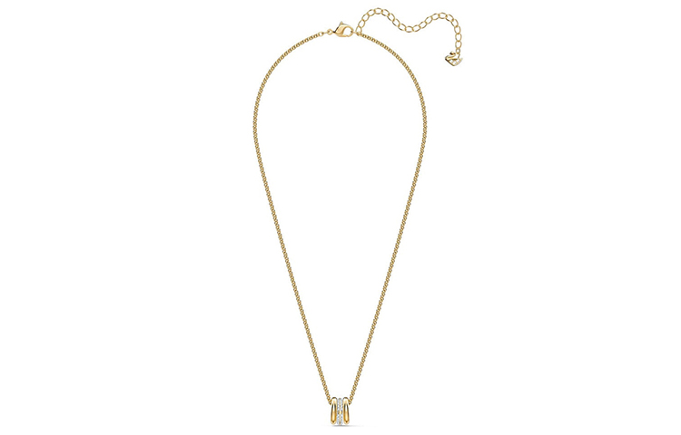 (Women) Swarovski Stone Pendant Necklace for Women in Gold Finish. 5523989 圖 4