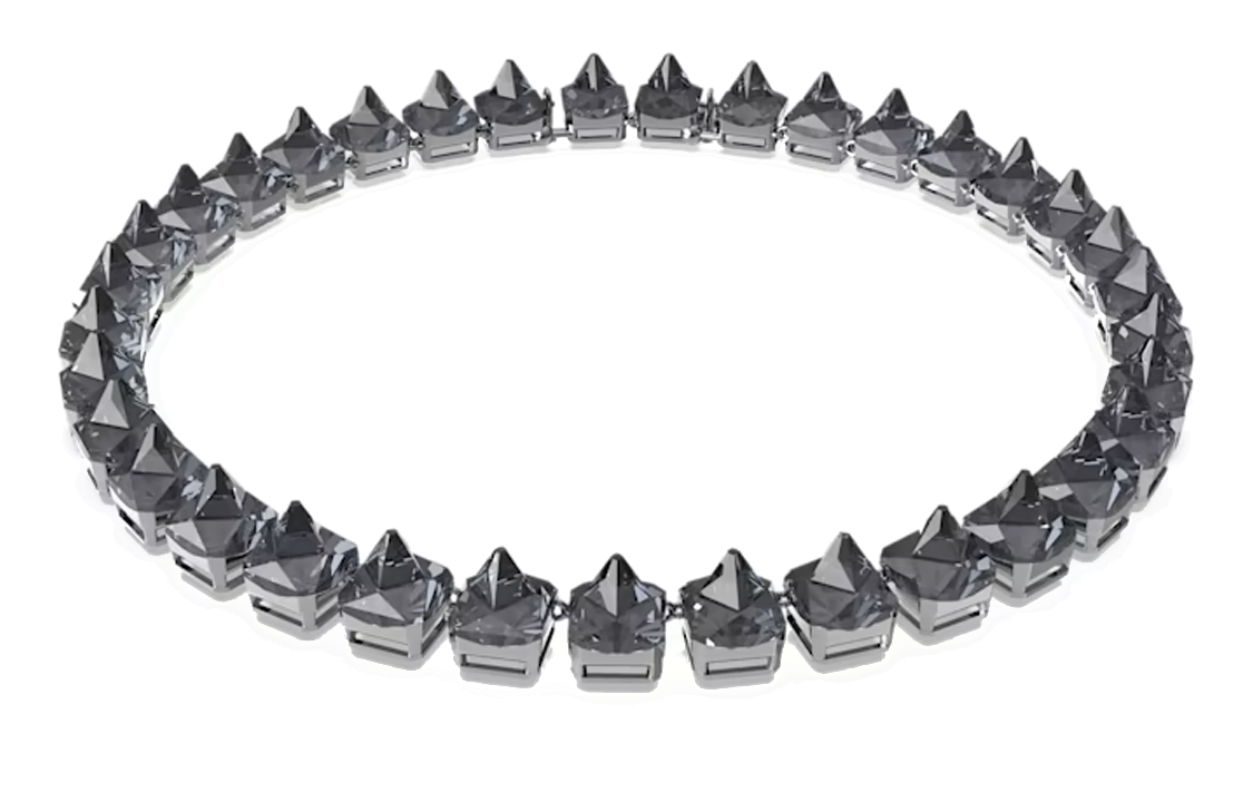 (Women) Swarovski Stylish Elegant Black Necklace for Women Fashion Accessory 5613682