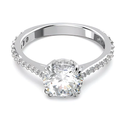 (Women) Swarovski Stylish Fashion Silver Ring for Women 5645252
