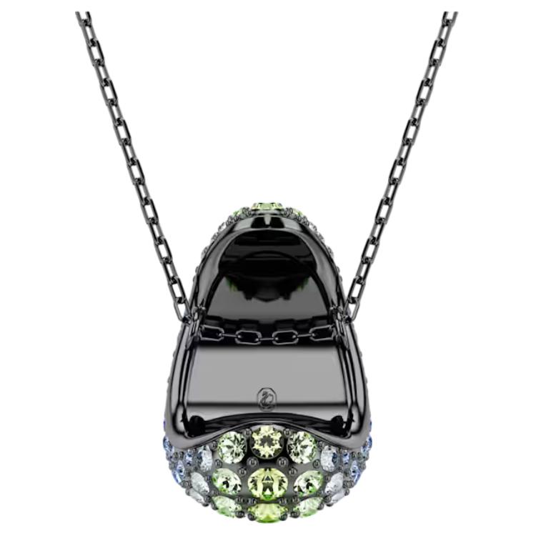 (Women) Swarovski Sublima Blue Green Crystal Pendant Rhodium-Plated Necklace for Women. 5692112 圖 3