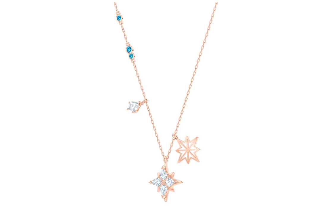 (Women) Swarovski SWA Symbol Star Necklace Set Rose Gold-Plated for Women. 5517178 圖 4