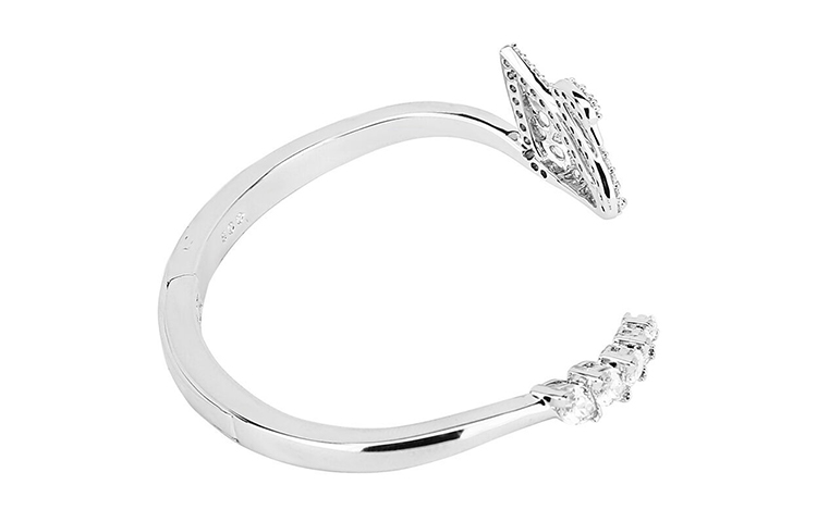 Shop (W) 施華洛世奇 Swan Lake 開口水晶天鵝手鏈 S 銀色 5258396